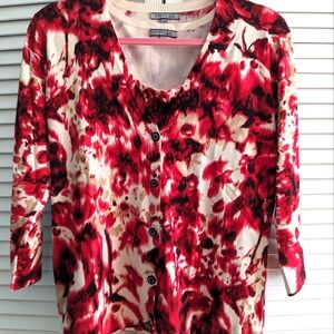 Ann Klein sweater set (tank/small, cardigan/medium)